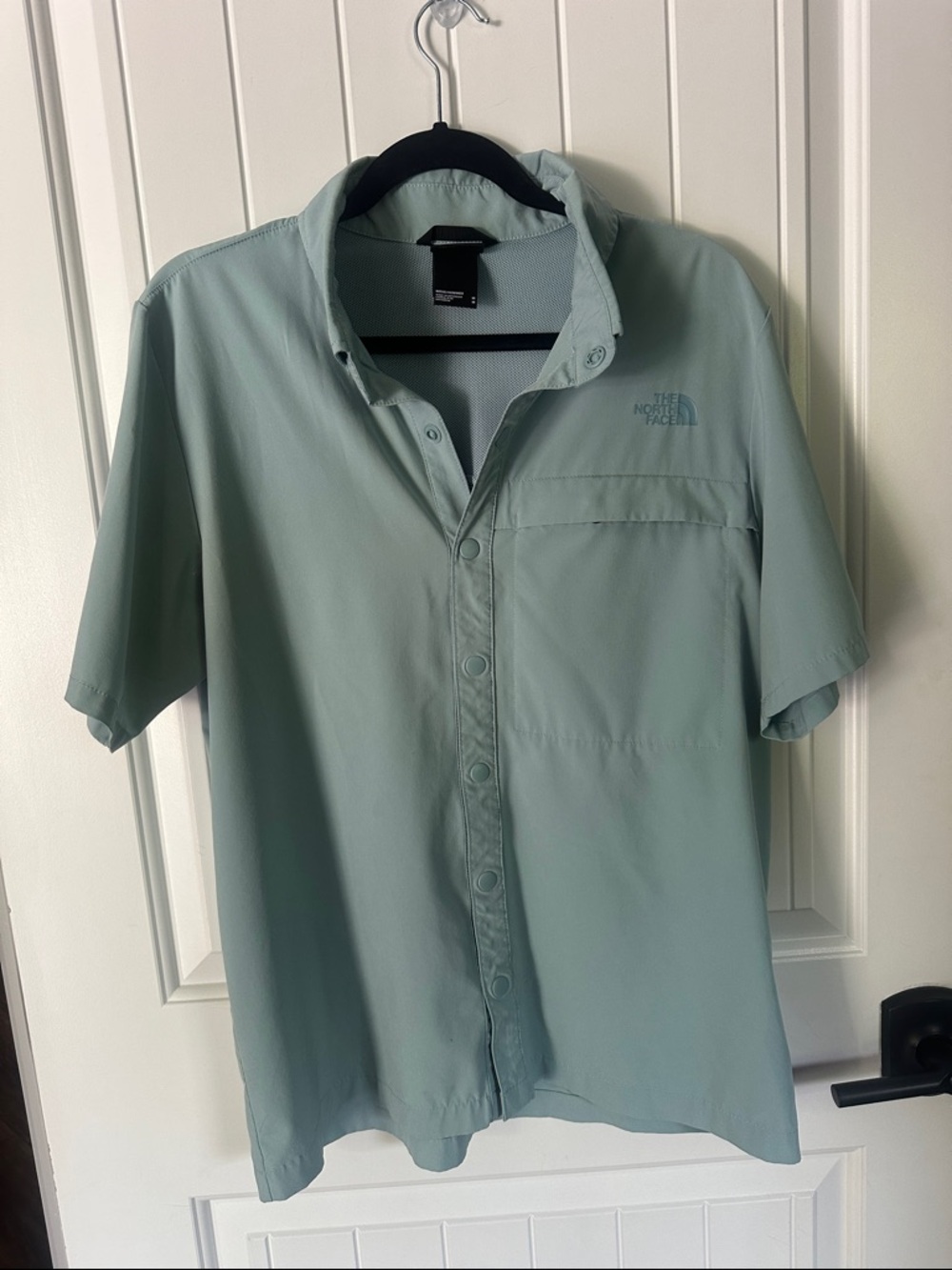 The North Face Men’s Short Sleeve Button-Down Shirt - Sage Green